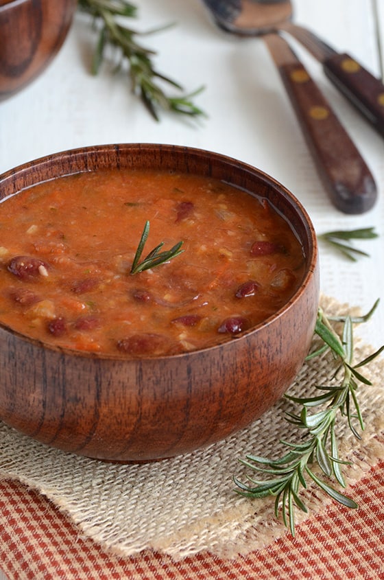 Rosemary Red Bean Soup