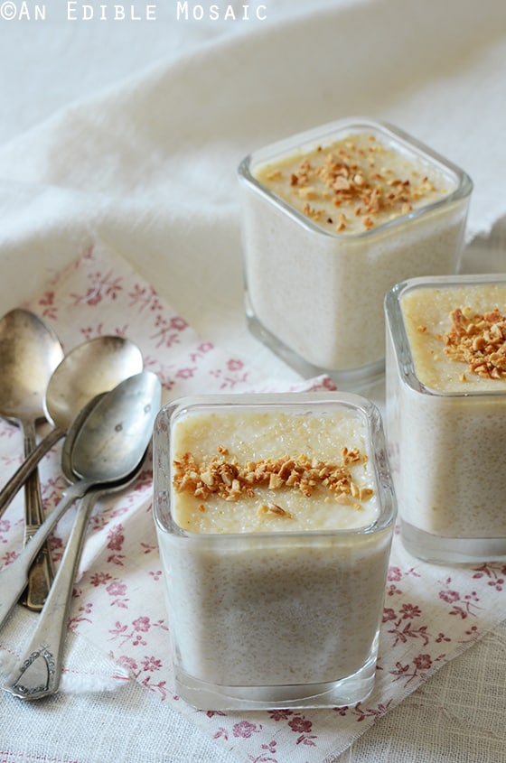 Creamy Almond Brown Rice Pudding