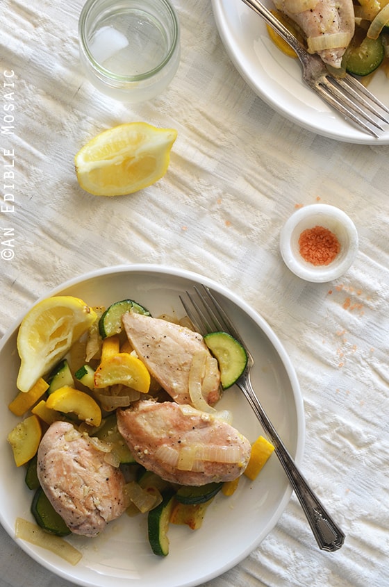 One-Skillet Chicken and Summer Squash Sauté