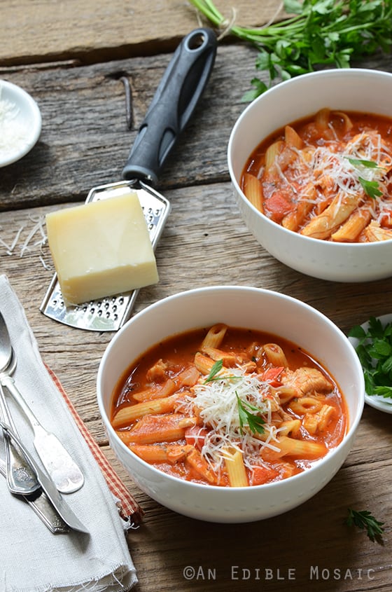 Easy Chicken Parm Soup