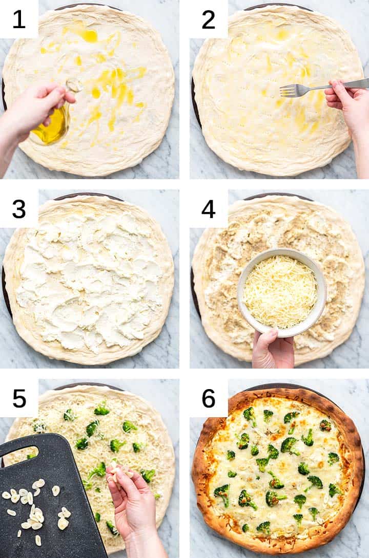 how to make white pizza