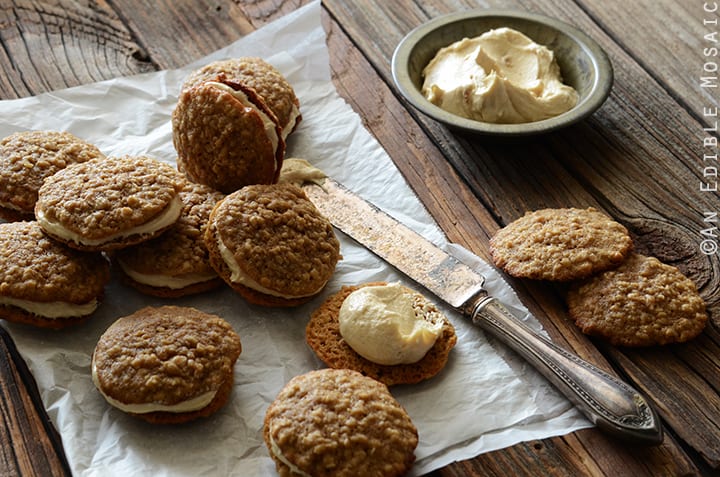 Oatmeal Cream Pies with Rum-Raisin Brown Sugar Buttercream Frosting 4