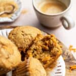 carrot cake muffins featured image