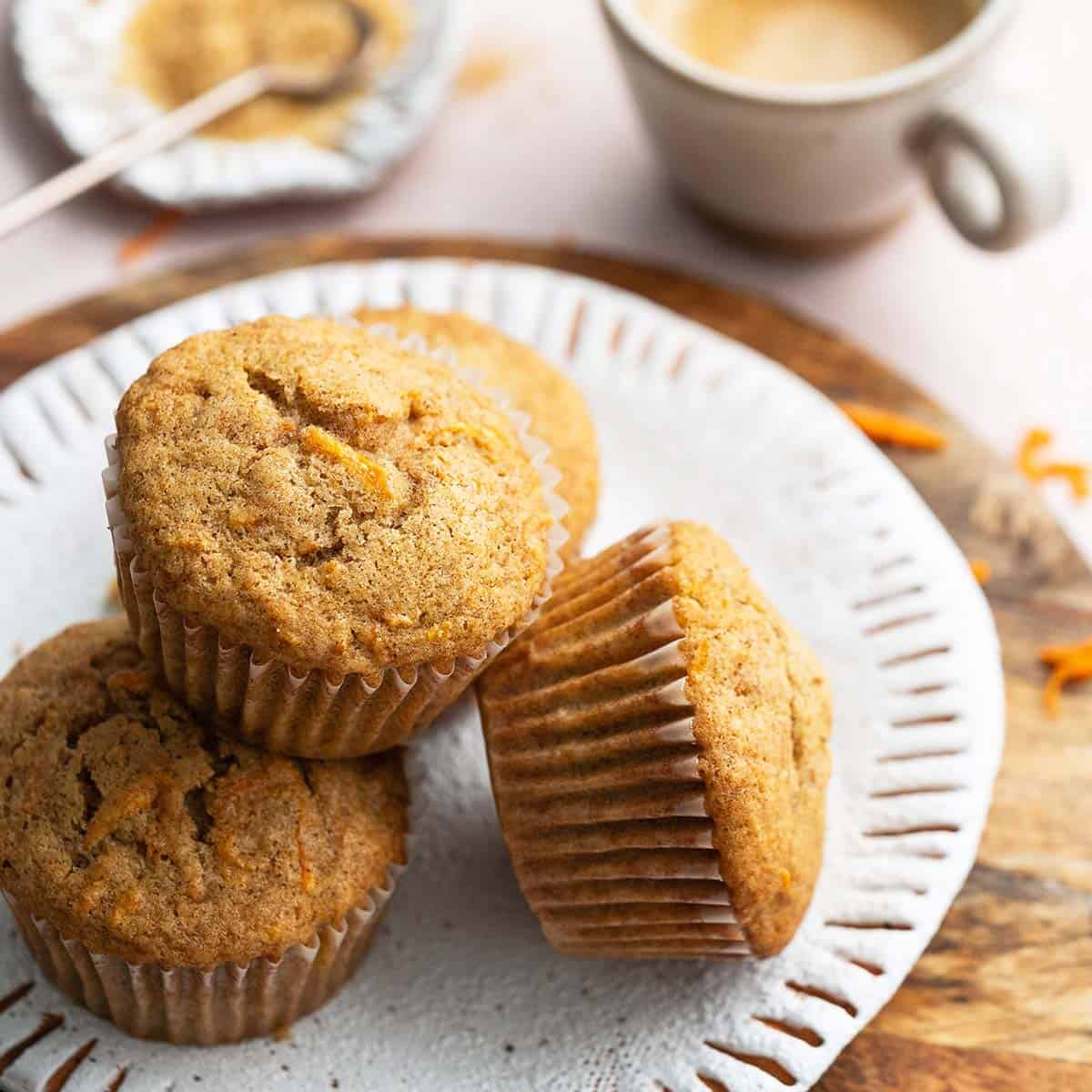 carrot muffins featured image