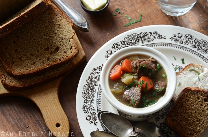Guinness Beef Stew and Irish Brown Soda Bread 5