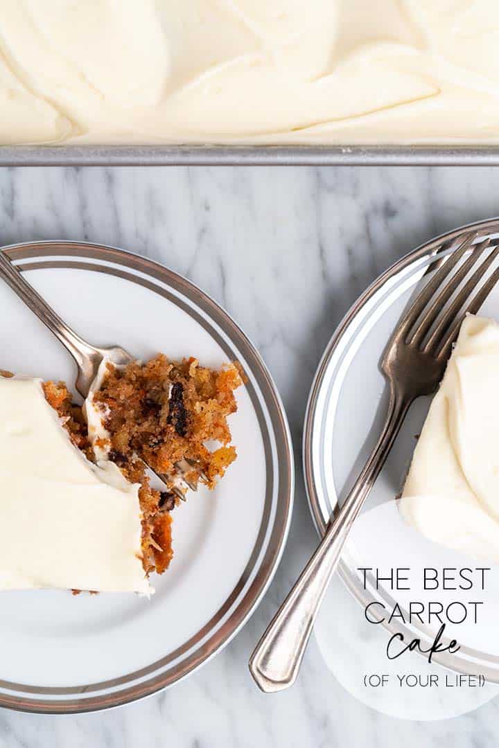 best carrot cake recipe graphic