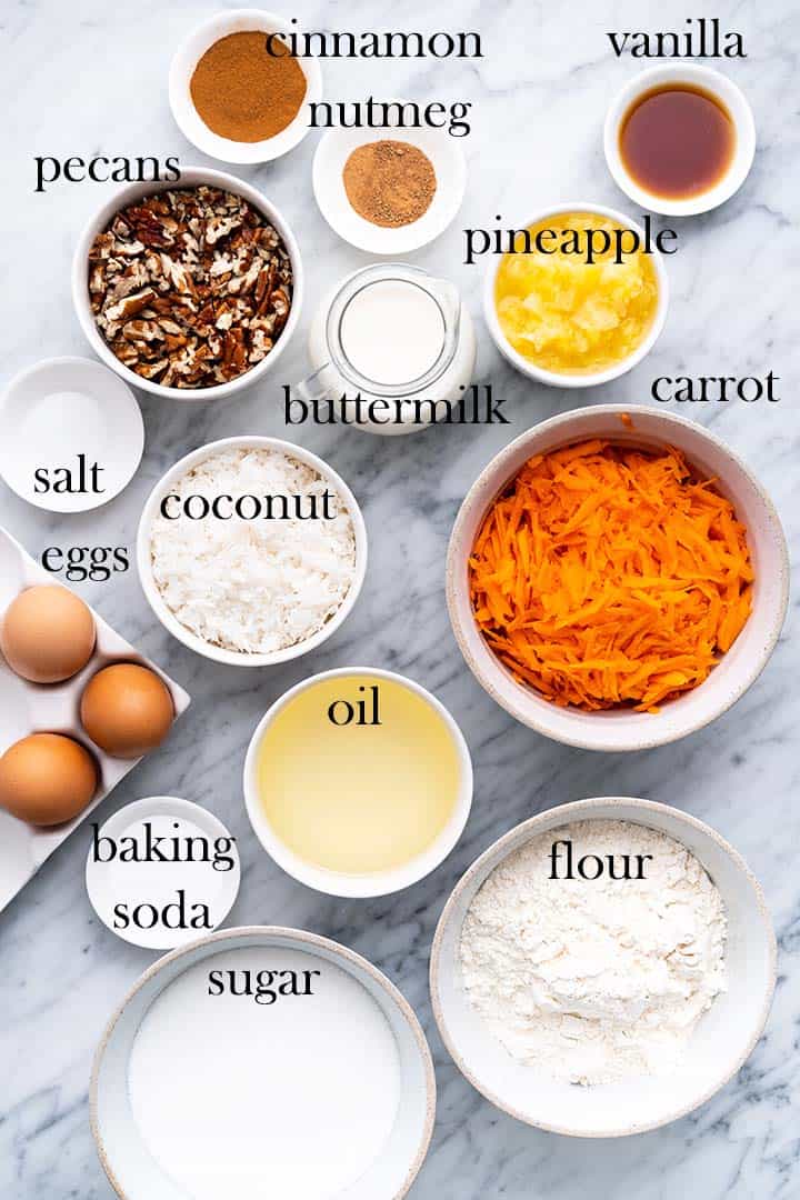 carrot cake ingredients