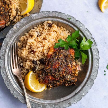chermoula chicken recipe featured image