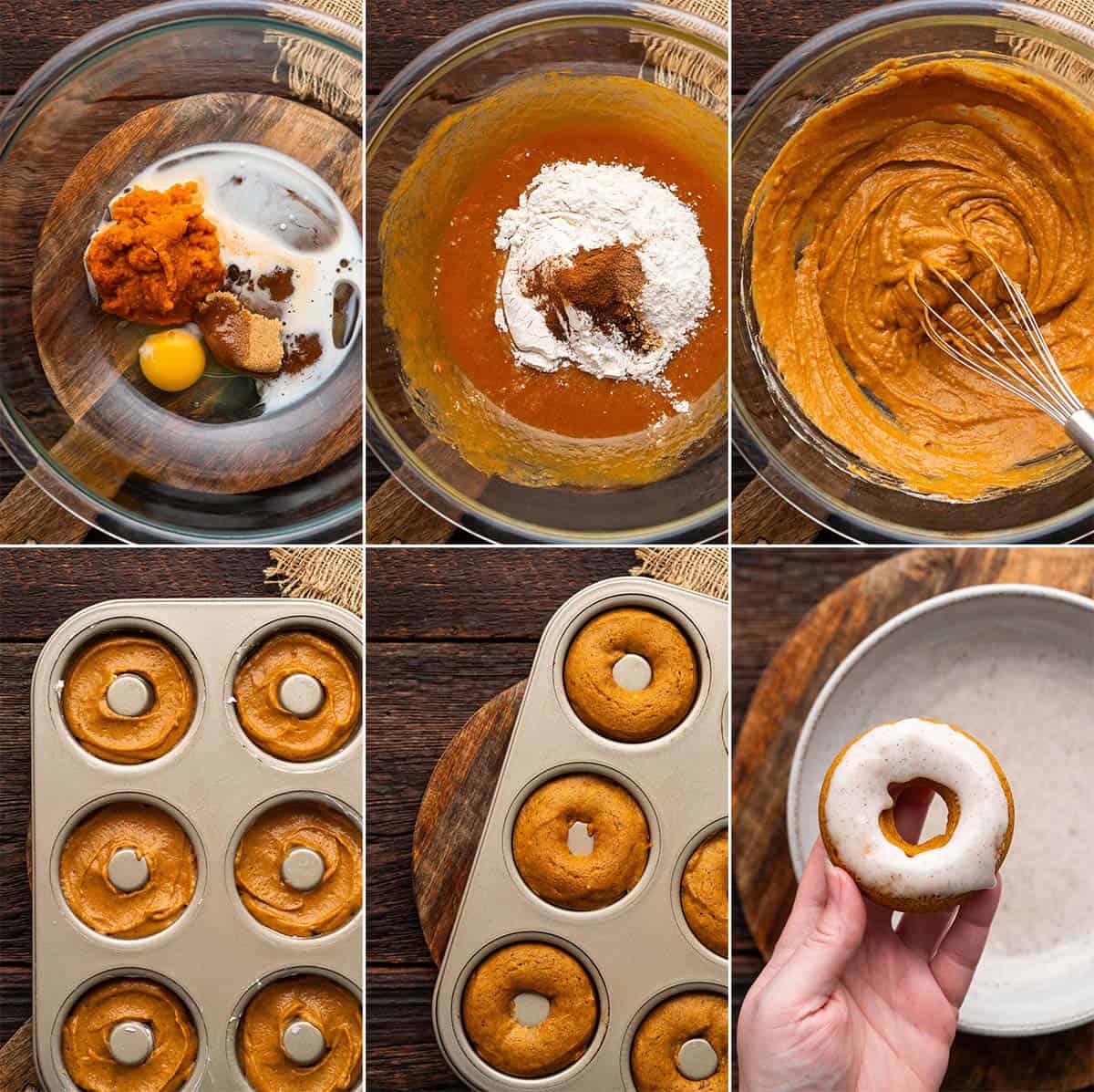 how to make baked pumpkin donuts