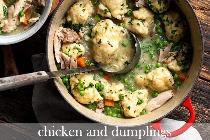 chicken and dumplings recipe with description