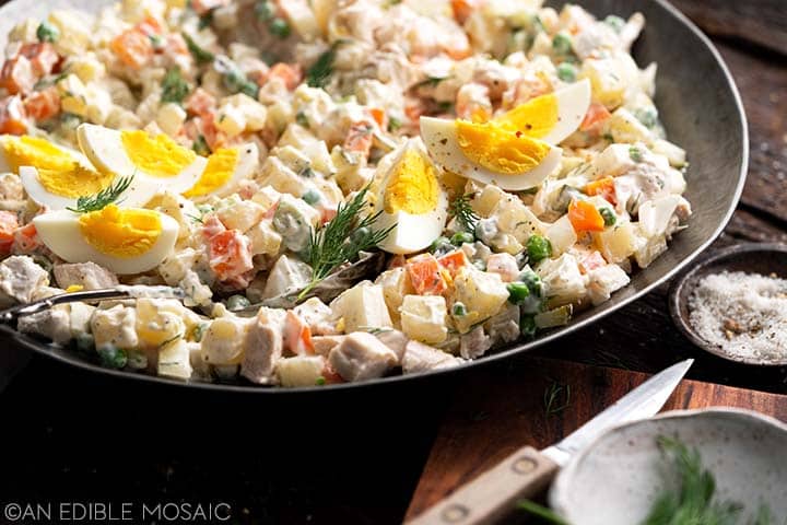 easy russian potato salad