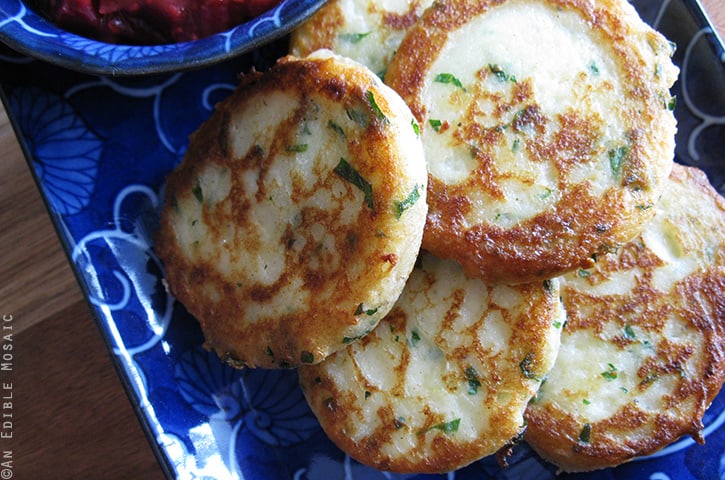 Garlicky Mashed Potato Cakes 3