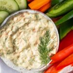 homemade vegetable cream cheese featured image