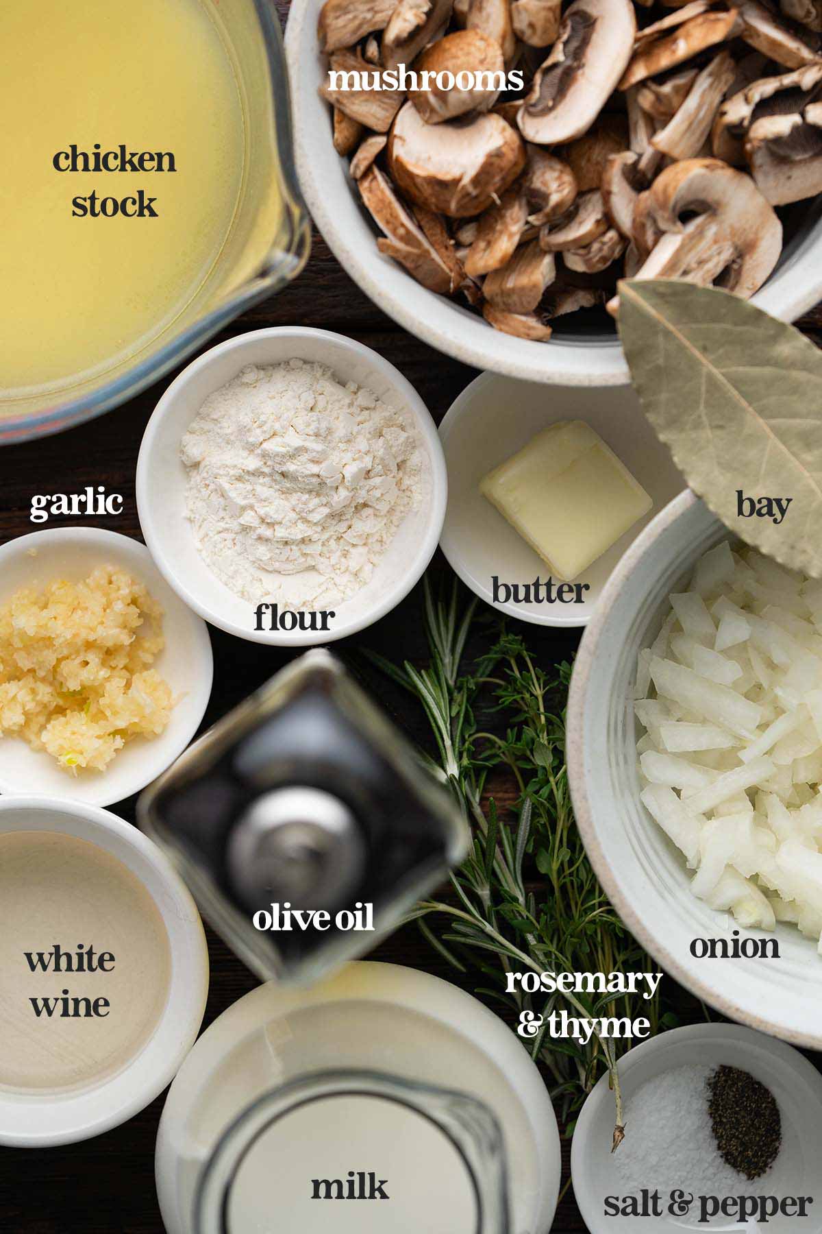 cream of mushroom soup ingredients