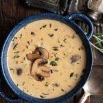 simple cream of mushroom soup recipe without cream featured image