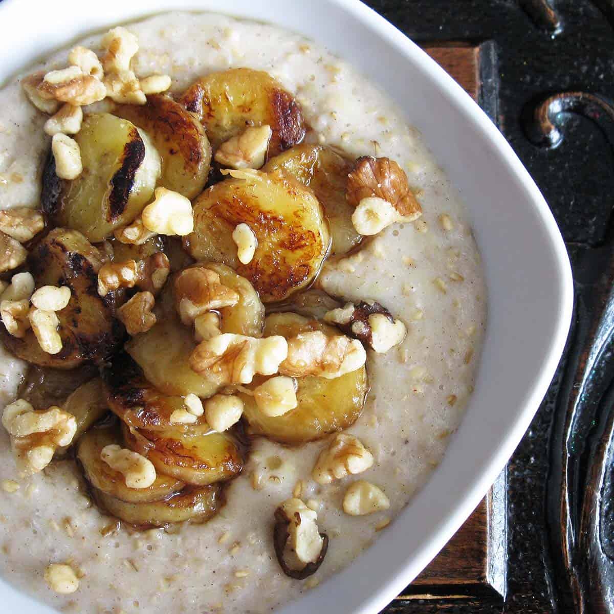 bananas foster oatmeal recipe