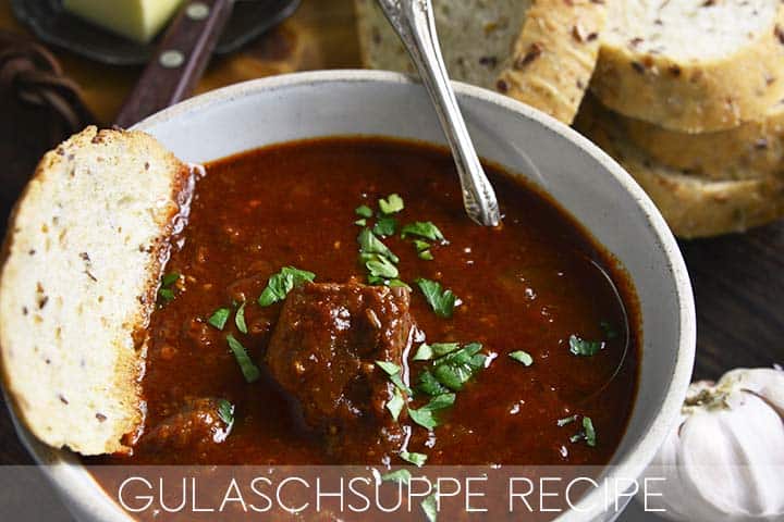 gulaschsuppe recipe with description