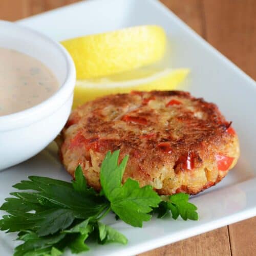 tuna cakes recipe featured image