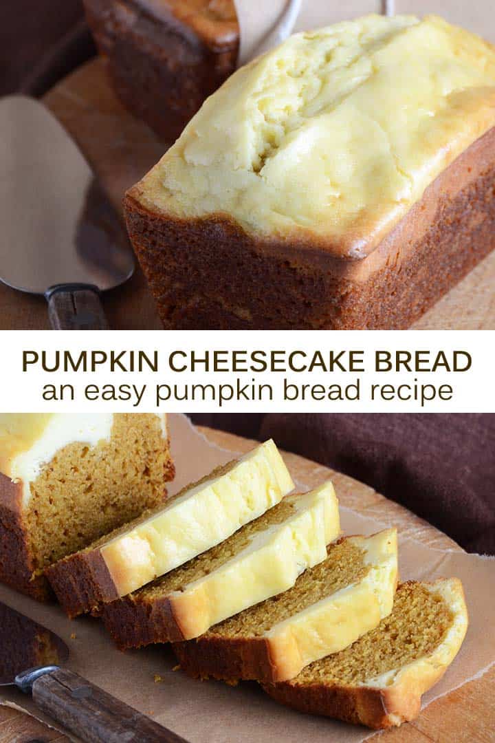 Pumpkin Cheesecake Bread Recipe Pin