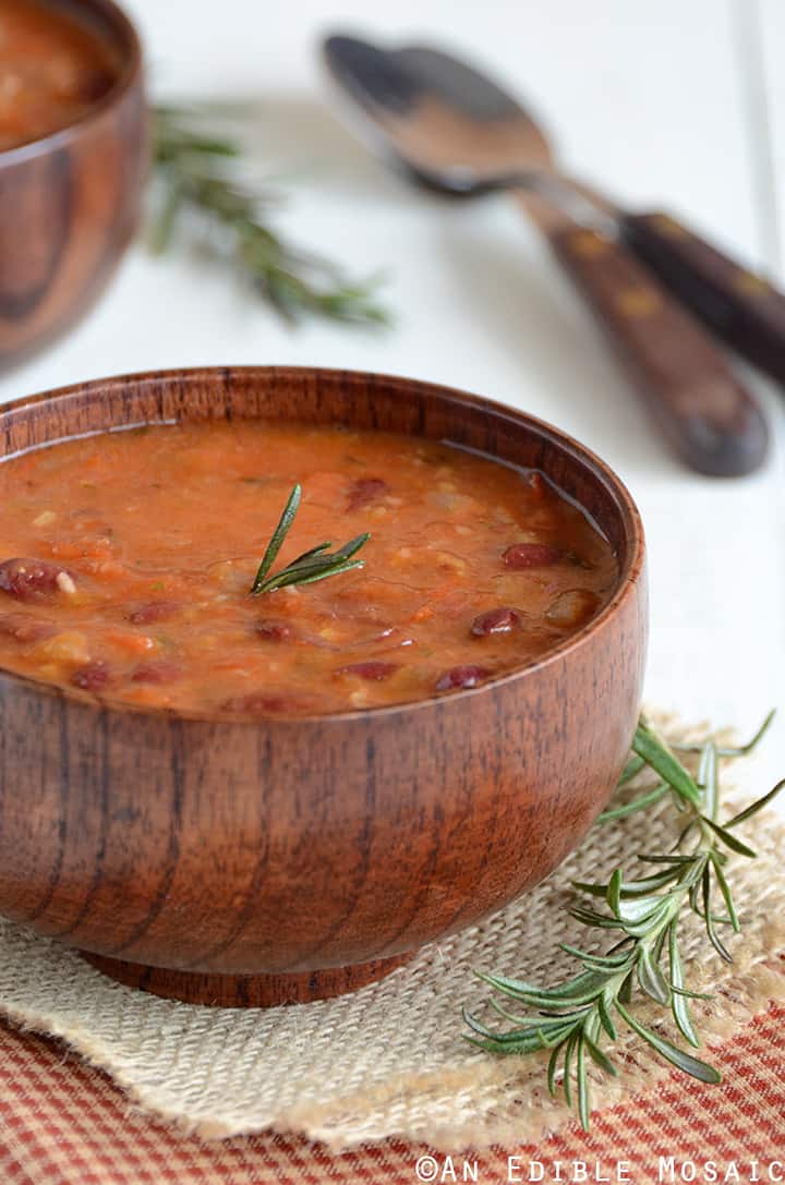 Rosemary Red Bean Soup