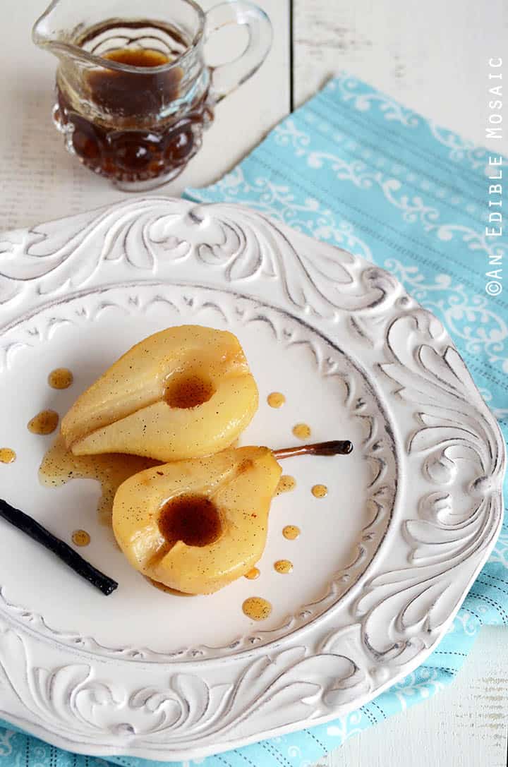 Vanilla Roasted Pears 1