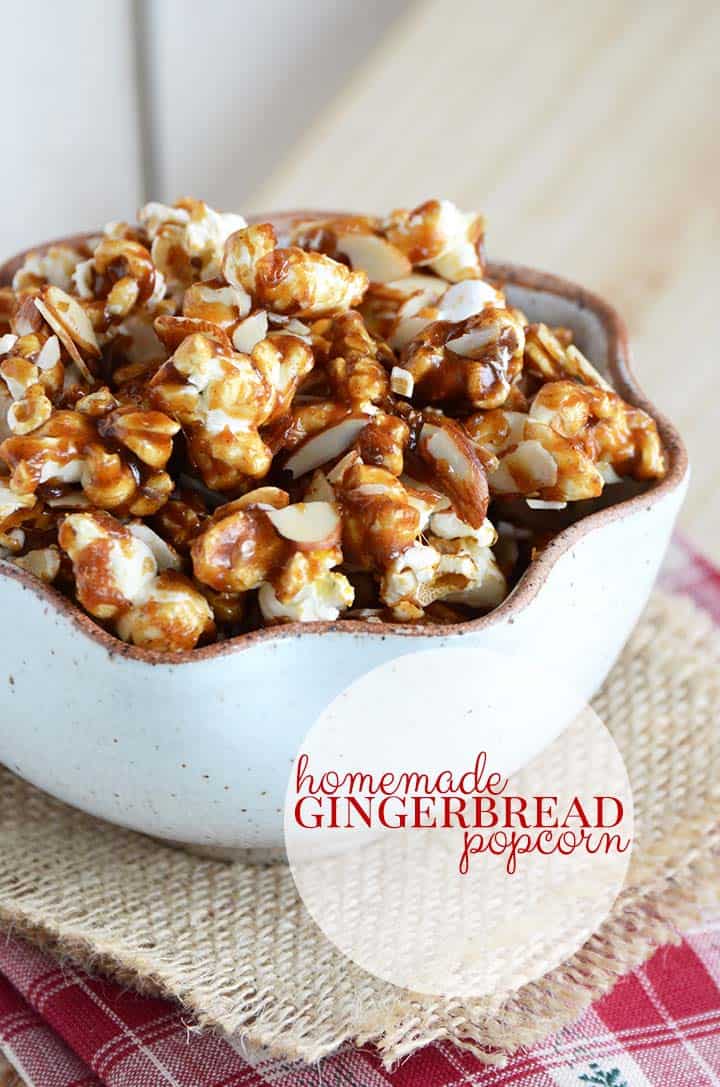 gingerbread popcorn pin