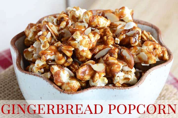 gingerbread popcorn with description