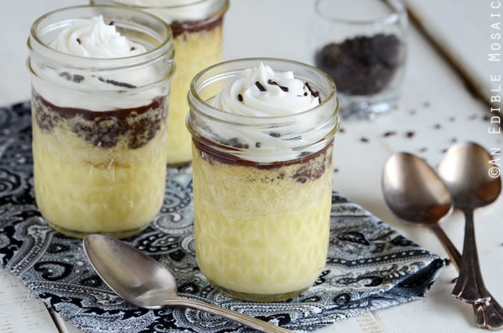 Individual Boston Cream Pies in a Jar 4