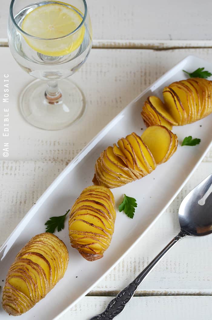 Baby Hasselback Potatoes