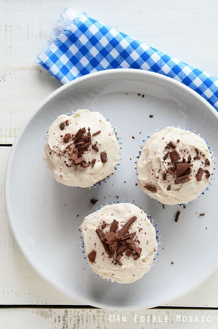 Caramel-Vanilla Cupcakes for 5 {Vegan} 1