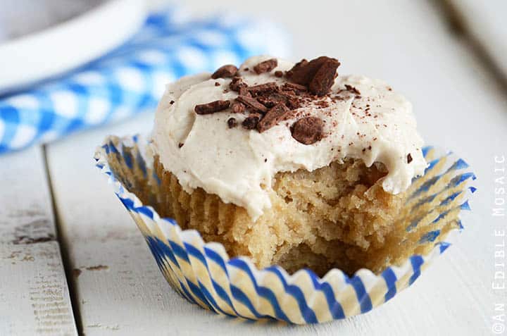 Caramel-Vanilla Cupcakes for 5 {Vegan} 4