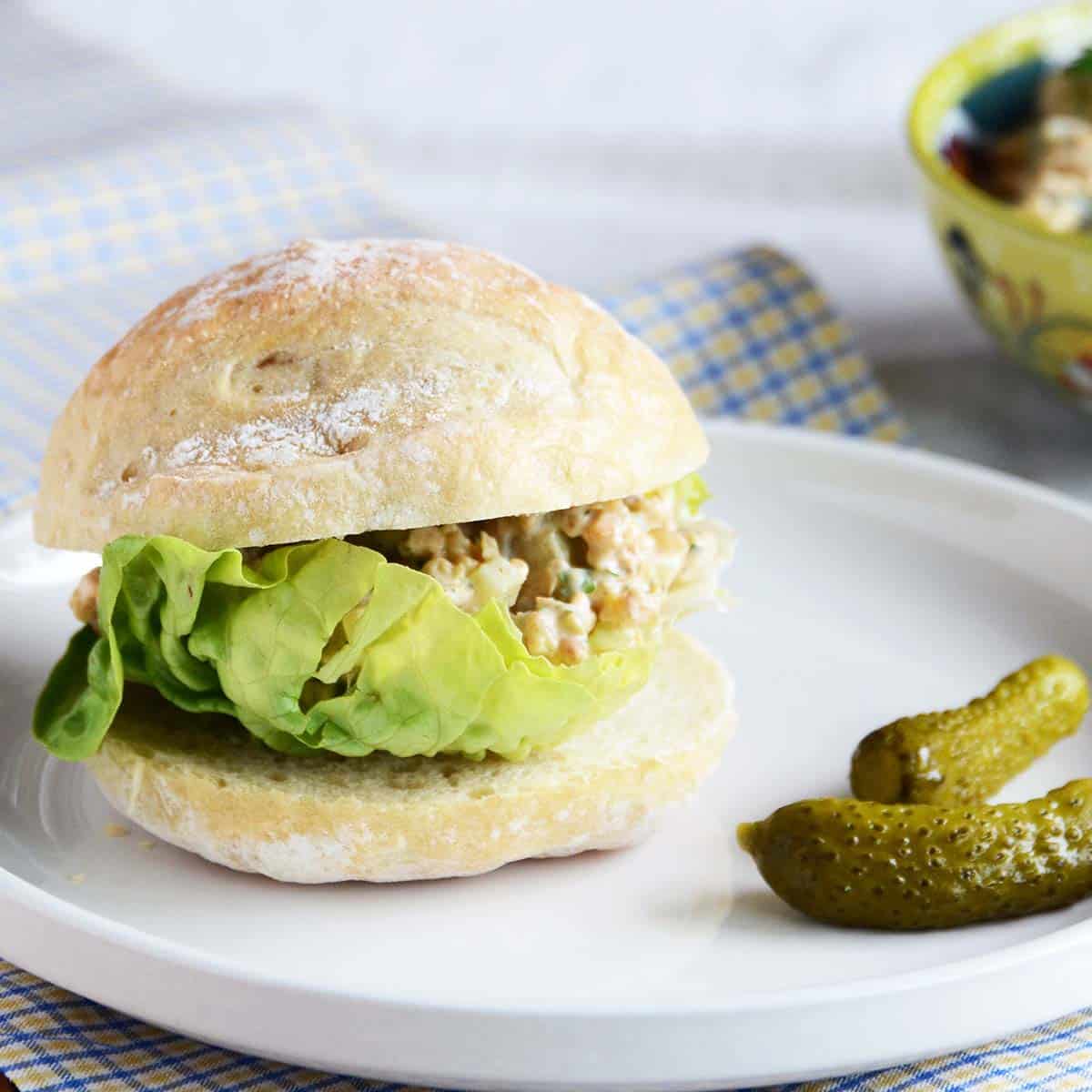 vegan tuna salad featured image