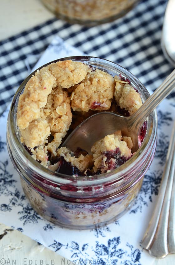 Grape Jam Bars in a Jar 2