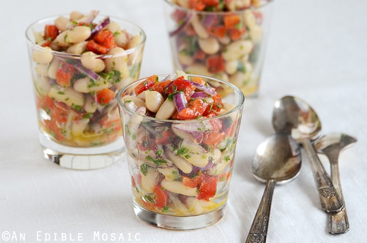 White Bean-Roasted Red Pepper Salad 3