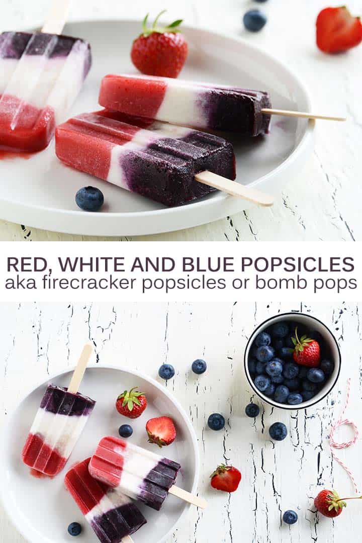 Red White and Blue Popsicles aka Firecracker Popsicle or Bomb Pop Pin
