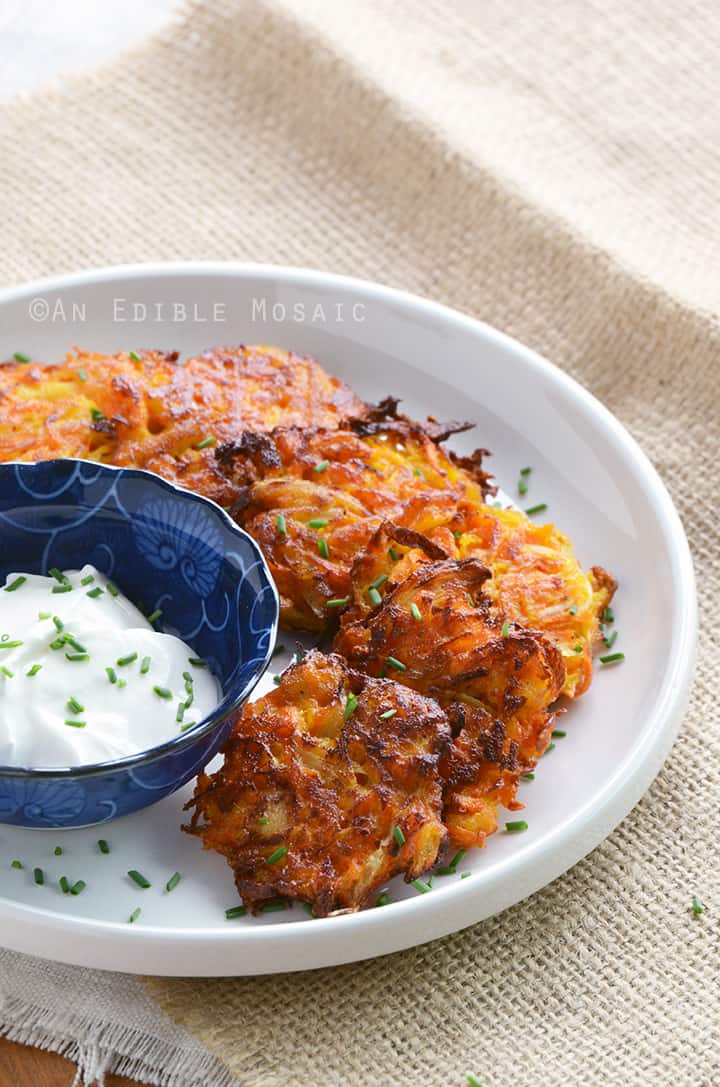 Carrot-Apple Latkes