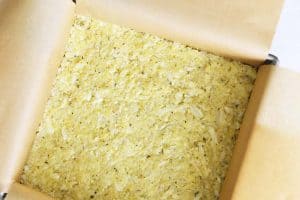 Cauliflower Bread in Baking Pan