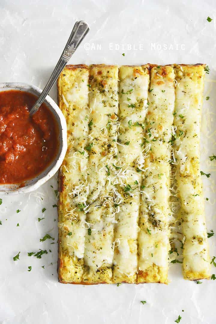 Cauliflower Breadsticks Recipe