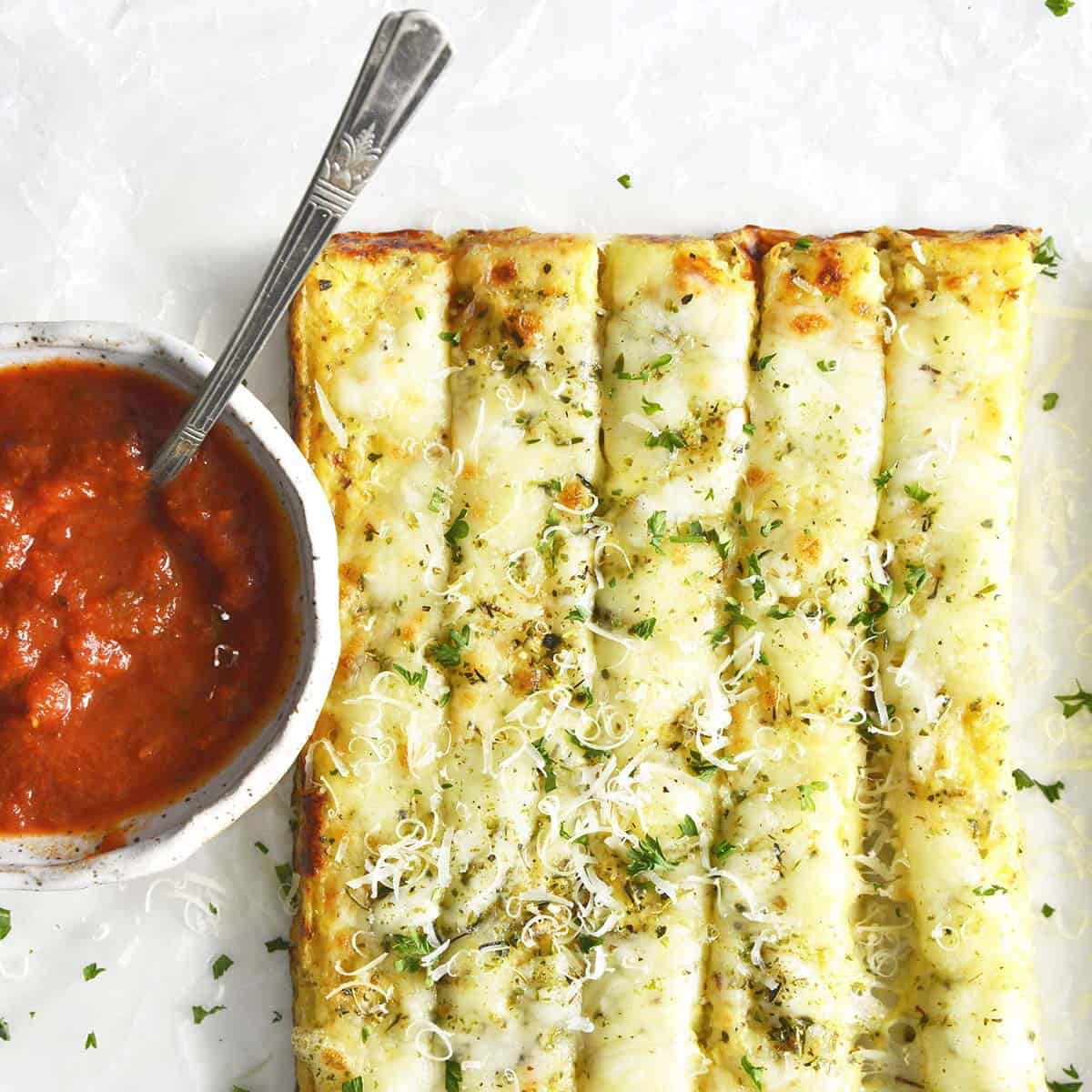 cauliflower breadsticks featured image