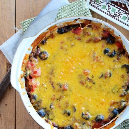 taco casserole pie featured image