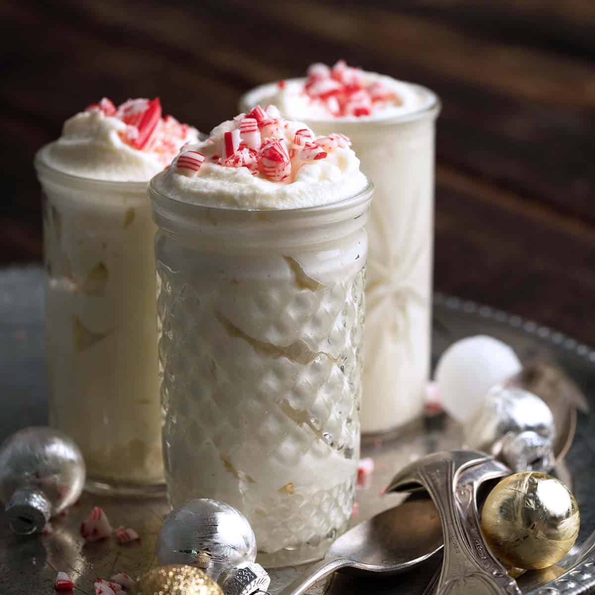 white chocolate peppermint mousse featured image