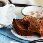 Front View of Slices of Toasted Cinnamon Bread on Breakfast Tray