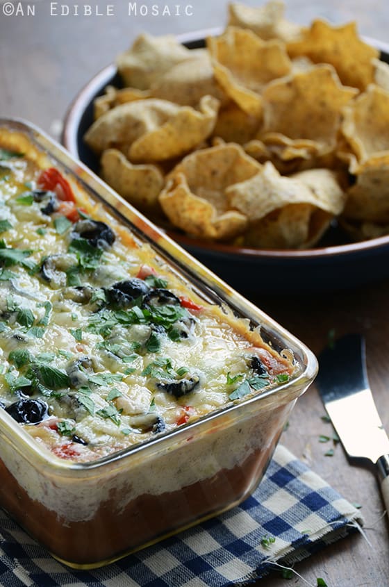 Cheesy Warm Bean Dip 2