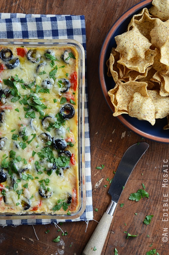 Cheesy Warm Bean Dip