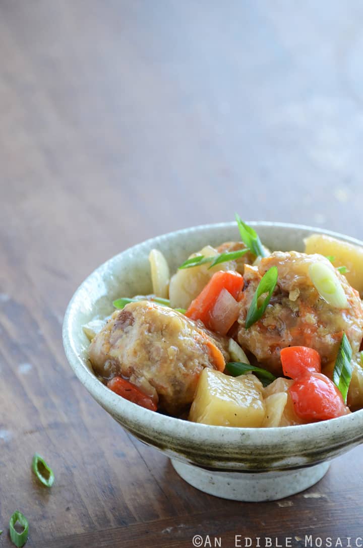 Sweet and Sour Turkey Meatballs