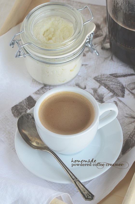 Homemade Powdered Coffee Creamer