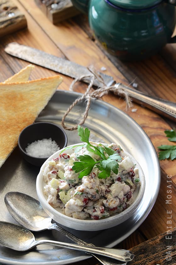 Creamy Cranberry-Walnut Chicken Salad 3