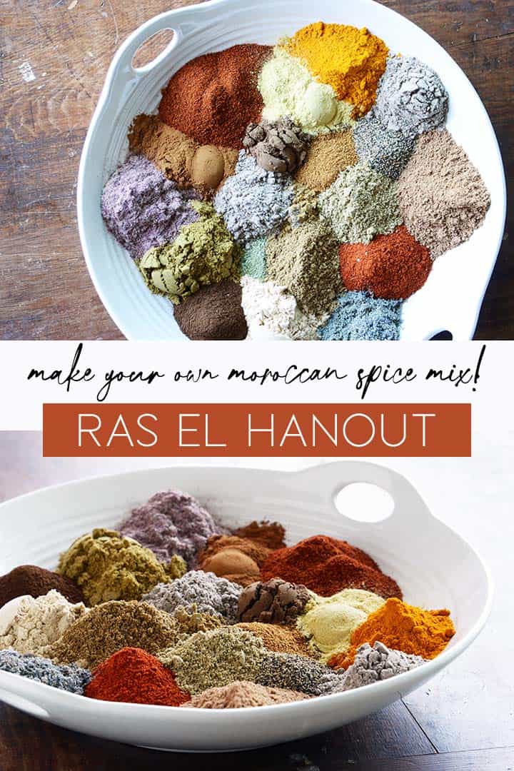 Mélange d'épices maison de Ras-el-hanout – رأس الحانوت – Recette de base