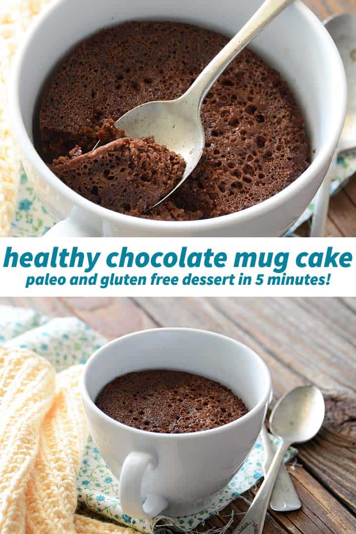 Healthy Chocolate Mug Cake Pin