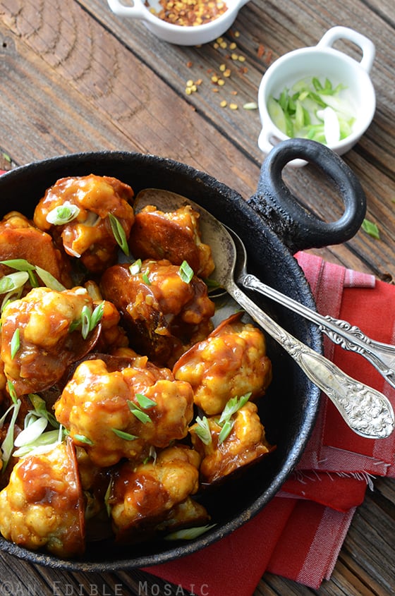 Healthier Roasted Gobi Manchurian